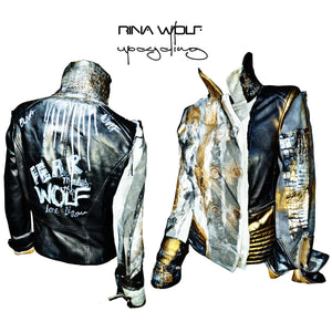 Upcycling Lederjacke WOLF